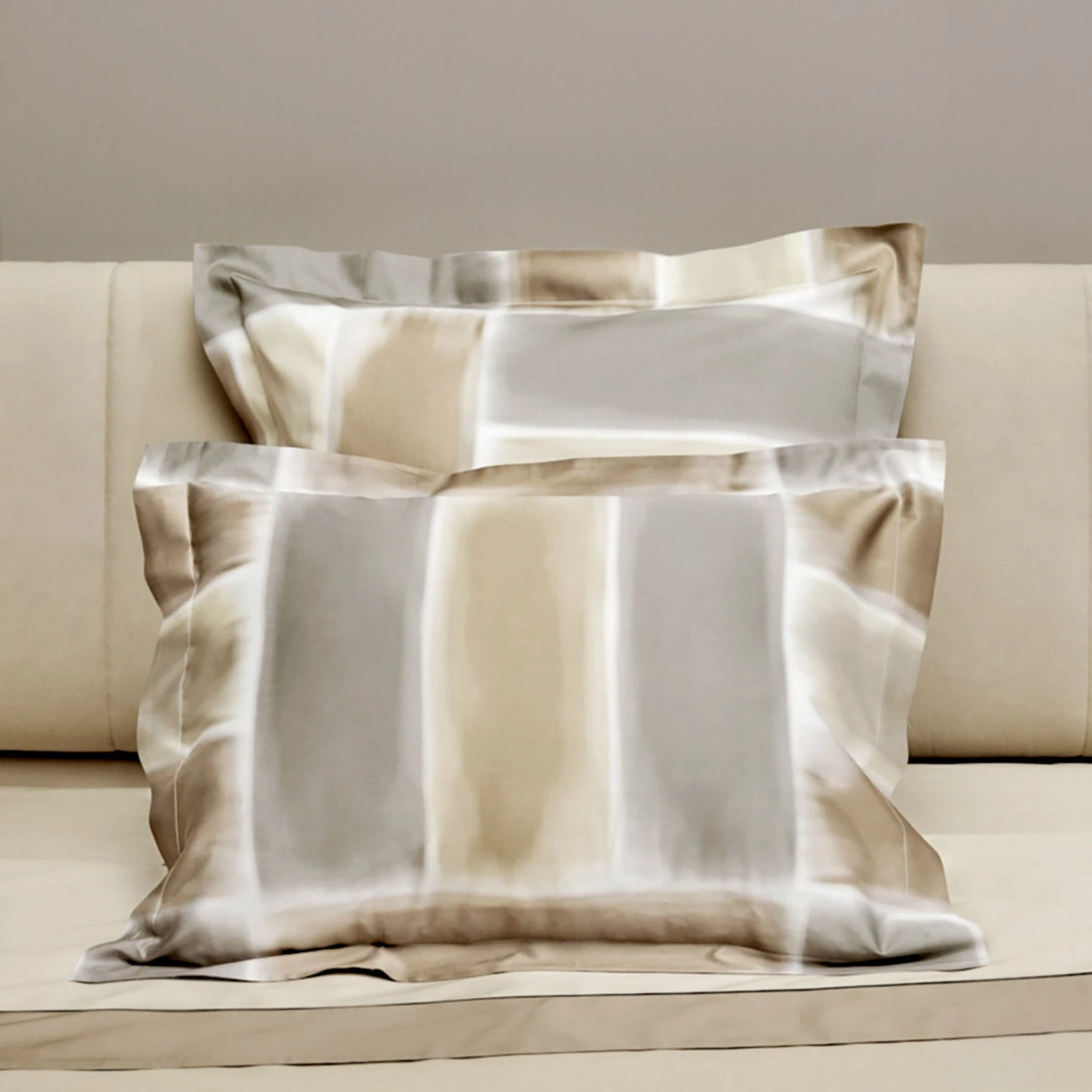 Gouache Duvet & Shams, Taupe 5 Gouache Duvet & Shams, Taupe - Image 3