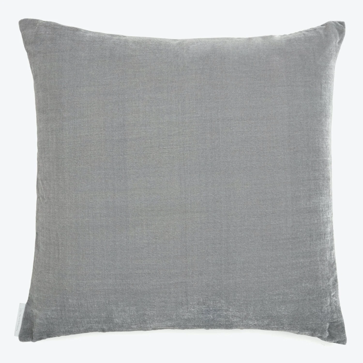 Velvet Pillow Silver 4 Velvet Pillow Silver - Image 2