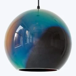 Black Iris Globe Pendant Lamp -Home Furnishings Store 1410805 tsunami glassworks black iris globe pendant a