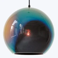 Black Iris Globe Pendant Lamp -Home Furnishings Store 1410805 tsunami glassworks black iris globe pendant c