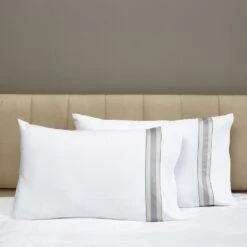 Dimora Sheets & Pillowcases, White/Silver Moon 9 Dimora Sheets & Pillowcases, White/Silver Moon -Home Furnishings Store 1454328 2