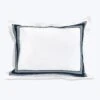 Dimora Duvet & Shams, White/Midnight Blue -Home Furnishings Store 1454333 1