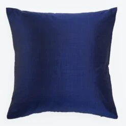 Silk Dupioni Pillow -Home Furnishings Store 1482523 varanasi navy silk dupioni pillow a