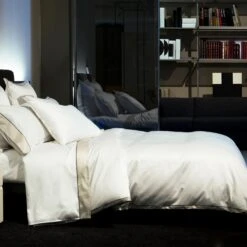 Luna Stella Duvet & Shams, White/Pearl 5 Luna Stella Duvet & Shams, White/Pearl -Home Furnishings Store 1521802 2
