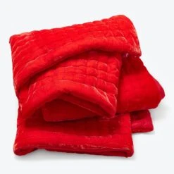Luminous Velvet Throw -Home Furnishings Store 1538903 abcdna luminous throw poppy a
