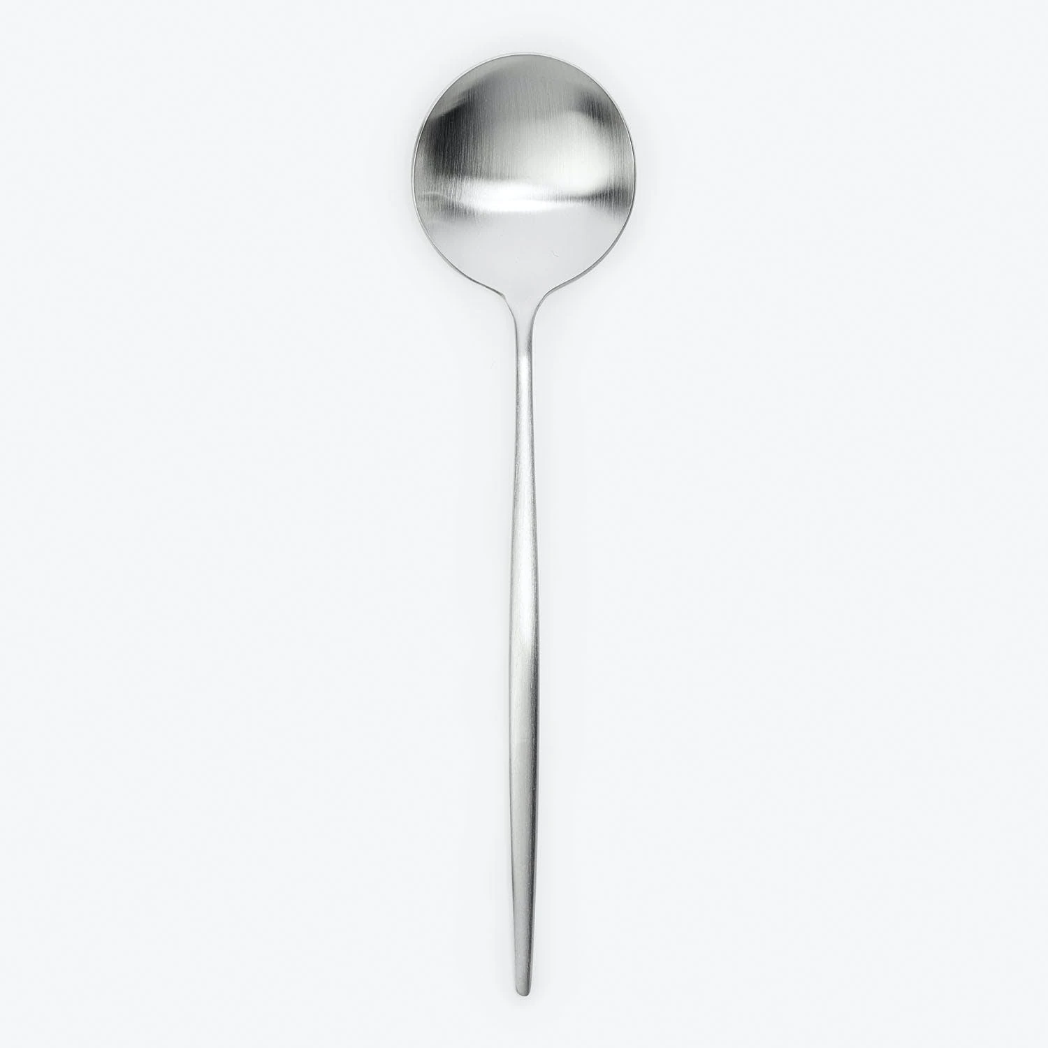 Moon Serving Spoon Brushed Stainless Steel 3 Moon Serving Spoon Brushed Stainless Steel