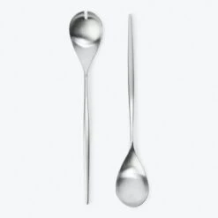 Moon Salad Set Brushed Stainless Steel