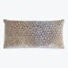 Triangles Velvet Pillow, Coyote -Home Furnishings Store 1566696