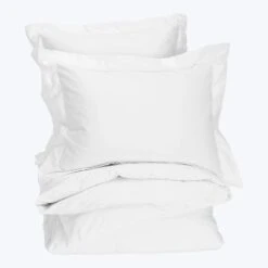 Home Furnishings Store 36 Nuvola Sateen Duvet & Shams, White