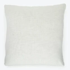 White Chunky Woven Euro Sham