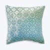 Small Moroccan Velvet Pillow, Ice -Home Furnishings Store 1615975 1