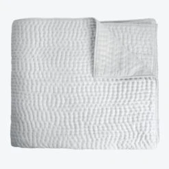 Hand Stitched Coverlet, Gray