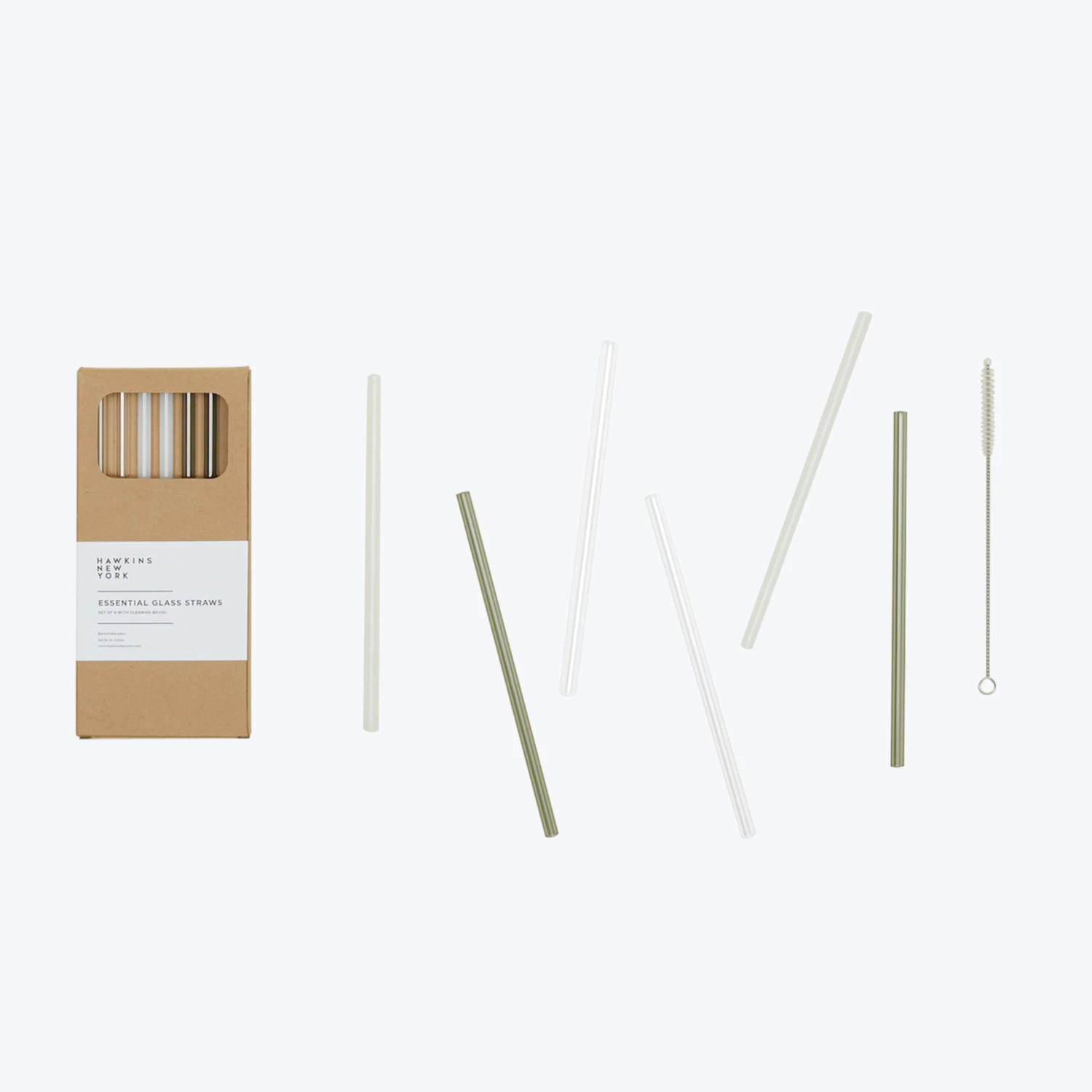 Essential Glass Straws, Set Of 6 3 Essential Glass Straws, Set Of 6