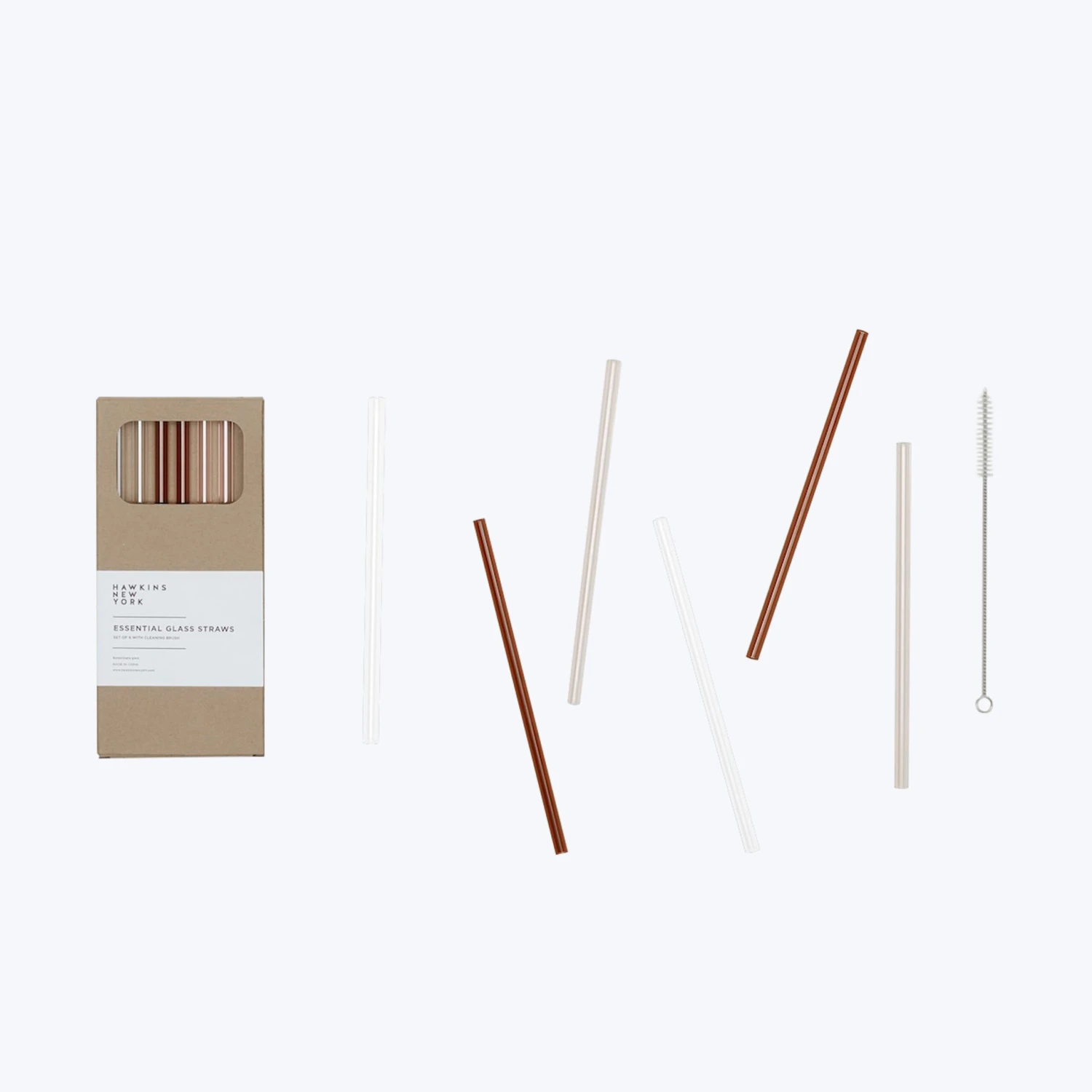 Essential Glass Straws, Set Of 6 4 Essential Glass Straws, Set Of 6 - Image 2