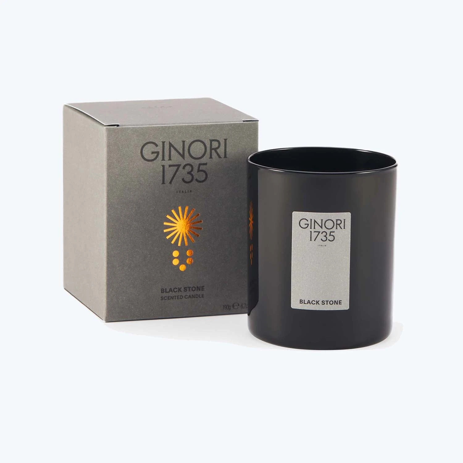 Ginori 1735 LCDC Black Stone Candle Refill 4 Ginori 1735 LCDC Black Stone Candle Refill - Image 2