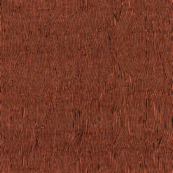 Salmon And Black Printed Fabric