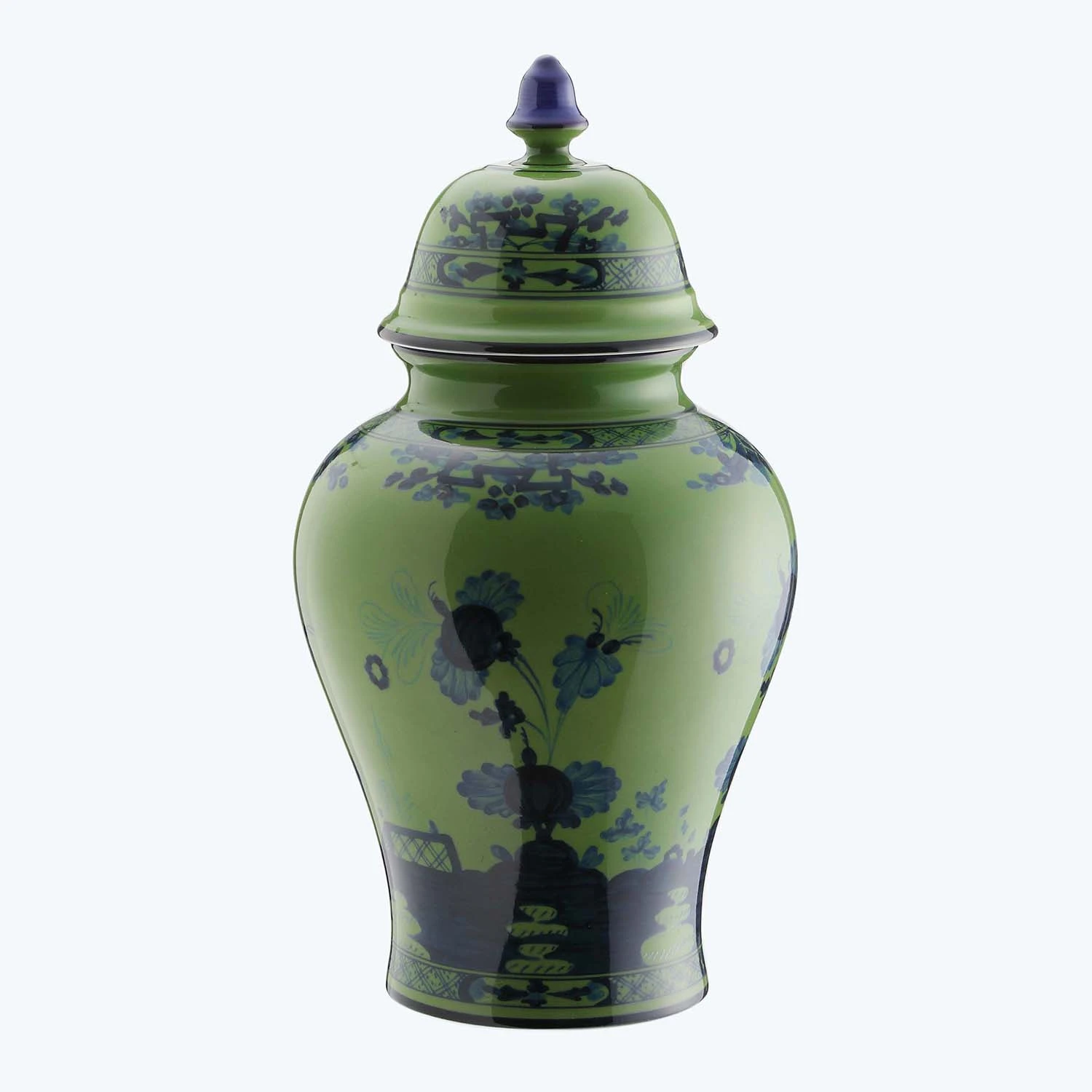 Ginori 1735 Oriente Malachite Potiche Vase 3 Ginori 1735 Oriente Malachite Potiche Vase