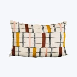 Kente Striped Pillow