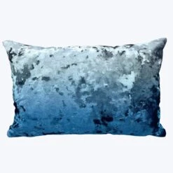 Ombre Crushed Velvet Pillow Twilight