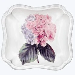 Hydrangea Flower Soup Plate