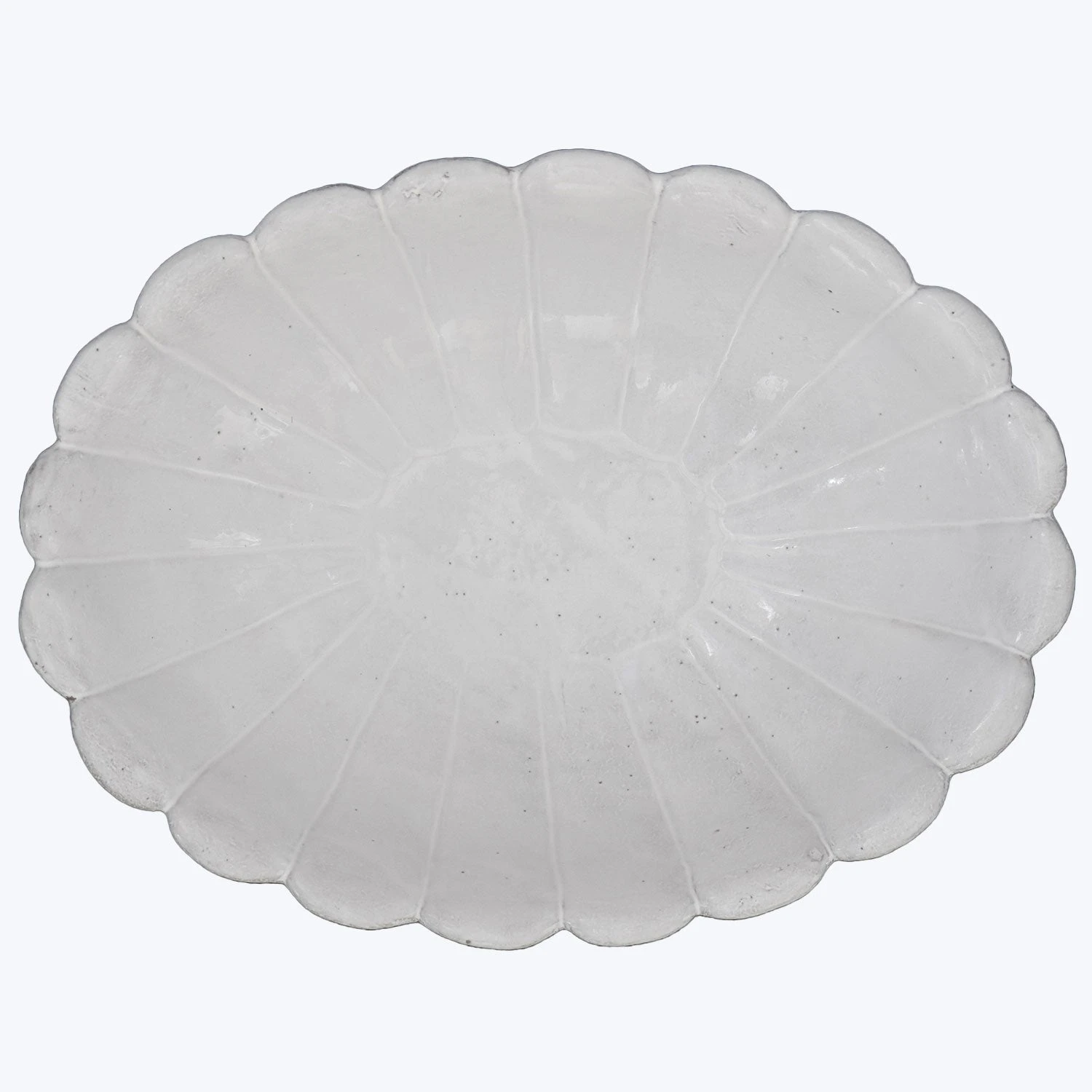 Marguerite Large Platter, Low Stand 3 Marguerite Large Platter, Low Stand