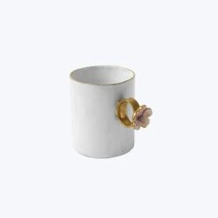Pink Flower Ring Cup