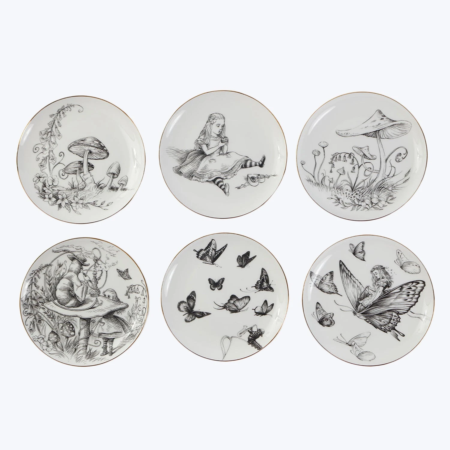 Wonderland Perfect Dessert Plate 4 Wonderland Perfect Dessert Plate - Image 2