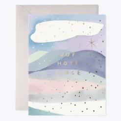 Joy Hope Peace Card