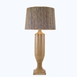 Constance Table Lamp, Blonde Wood