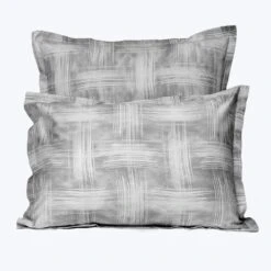Graffiti Duvet & Shams, Grey