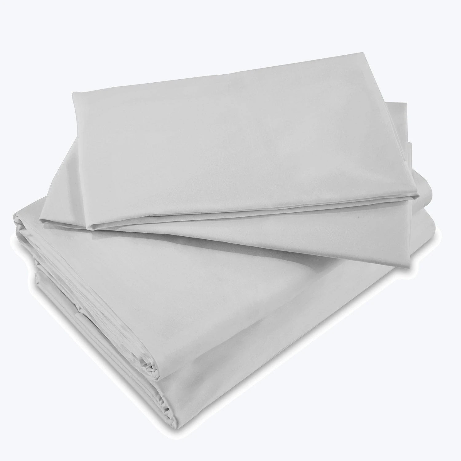 Lineare Percale Sheets & Pillowcases, Pearl 3 Lineare Percale Sheets & Pillowcases, Pearl