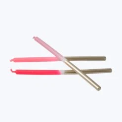 Dip Dye Skinny Taper Candle Set, Aurora