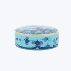 Ginori 1735 Oriente Round Box With Cover -Home Furnishings Store 3027306