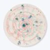Winter Dinner Rim Plate Pink -Home Furnishings Store 3028031