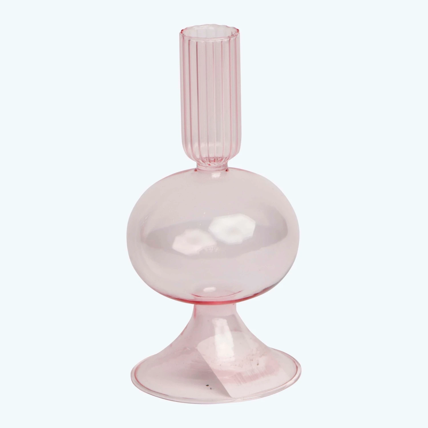 Bulb Glass Candlestick 3 Bulb Glass Candlestick