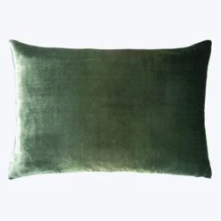 Ombre Velvet Pillow, Evergreen