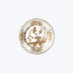 Ginori 1735 Oriente Gold Bread Plate