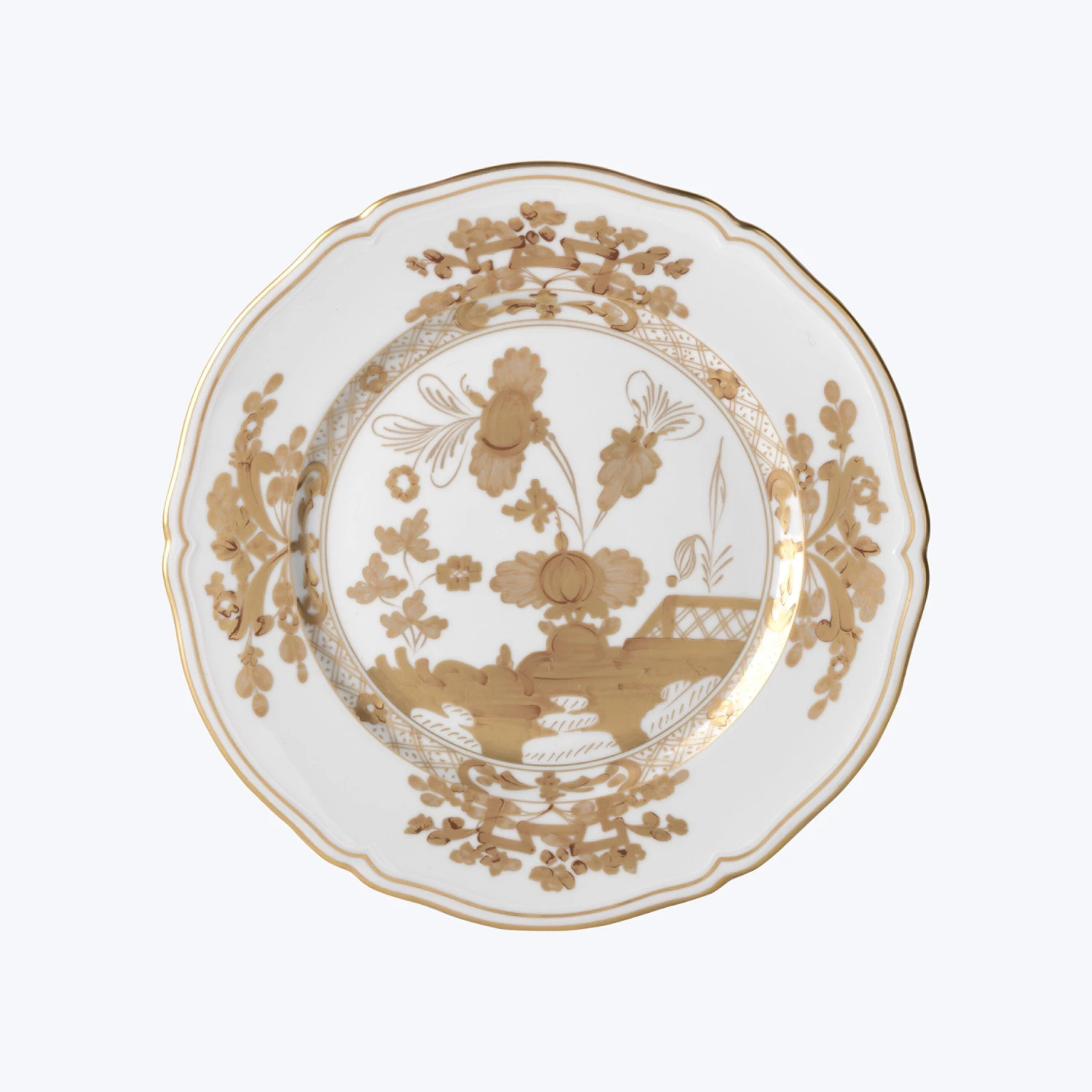 Ginori 1735 Oriente Gold Charger Plate 3 Ginori 1735 Oriente Gold Charger Plate