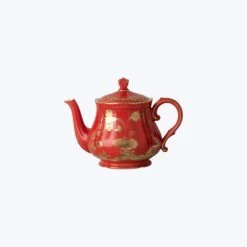 Ginori 1735 Oriente Gold Teapot -Home Furnishings Store 3032972 1