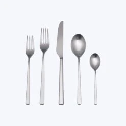 Atena Flatware, Ice Finish