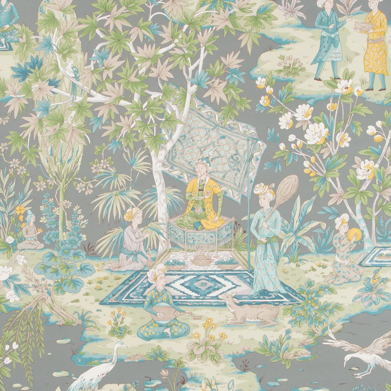 Garden Gathering Wallpaper, 11 Yard Roll 7 Garden Gathering Wallpaper, 11 Yard Roll - Image 5
