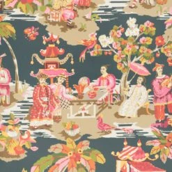 Pagoda Wallpaper, 11 Yard Roll -Home Furnishings Store 3035127 1