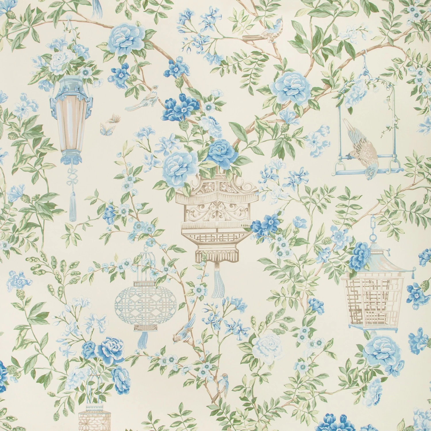 Lantern Garden Wallpaper, 8.76 Yard Roll 9 Lantern Garden Wallpaper, 8.76 Yard Roll - Image 7