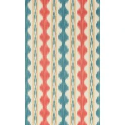 Ikat Stripe Wallpaper, 11 Yard Roll -Home Furnishings Store 3035176 1