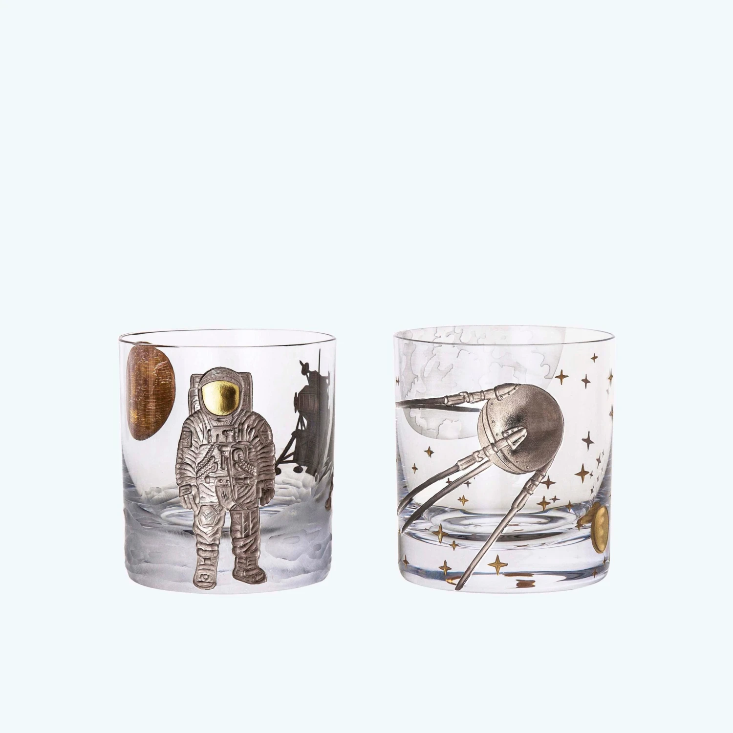 Space Race Double Old-Fashioned Glass 4 Space Race Double Old-Fashioned Glass - Image 2