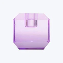 Tall Crystal Candle Holder