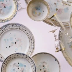 Dafne Dessert Rim Plate -Home Furnishings Store Dafne IMGL6329