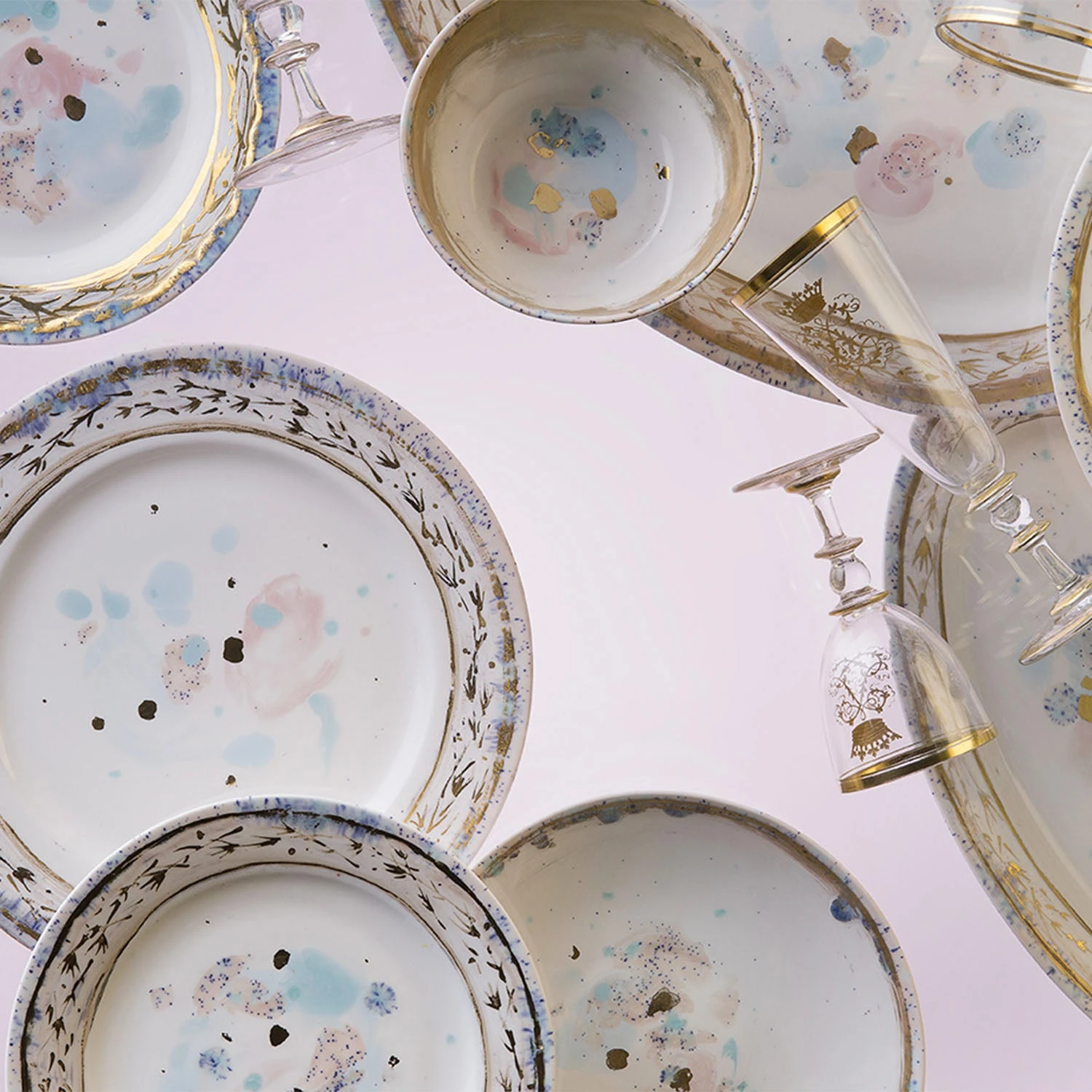 Dafne Dinner Rim Plate 4 Dafne Dinner Rim Plate - Image 2