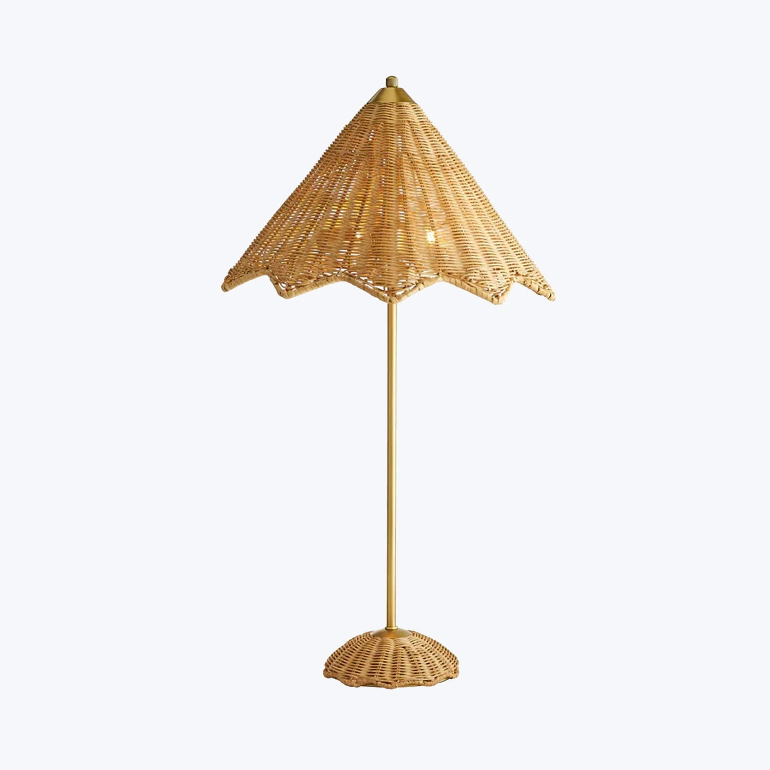 Rattan Sunshade Table Lamp 4 Rattan Sunshade Table Lamp - Image 2